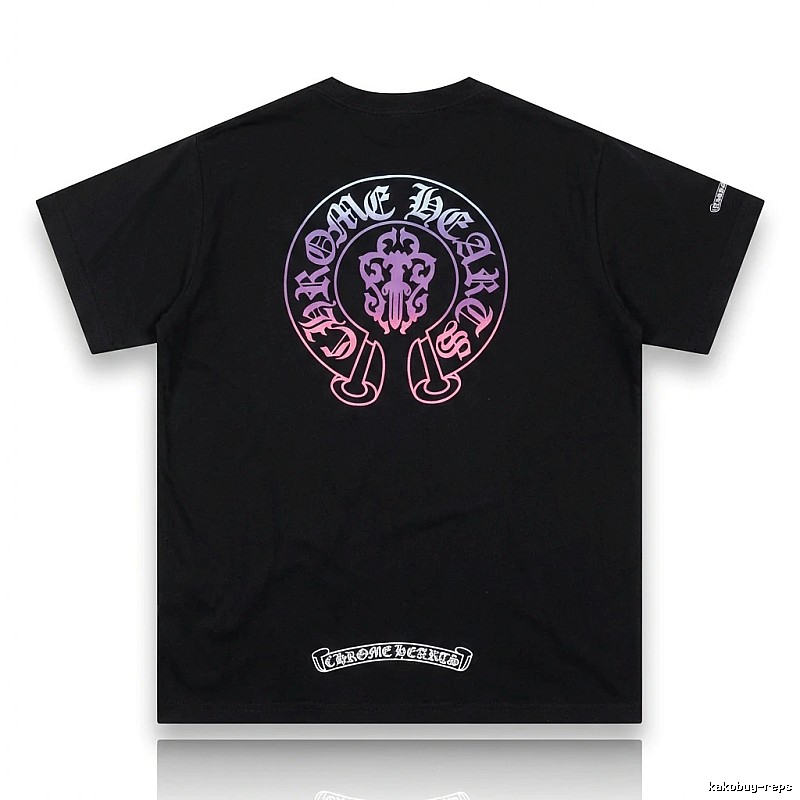 Chrome Hearts Dark Trendy Cool Black T-shirt