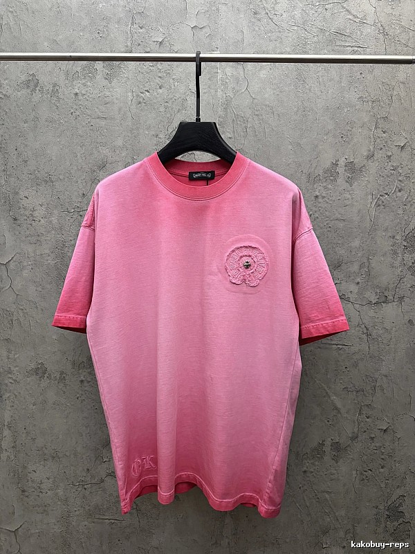Chrome Hearts Retro Style Pink T-shirt