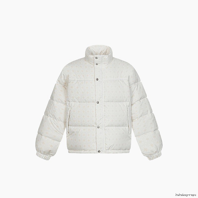 Chrome Hearts Retro Style White Cotton Coat