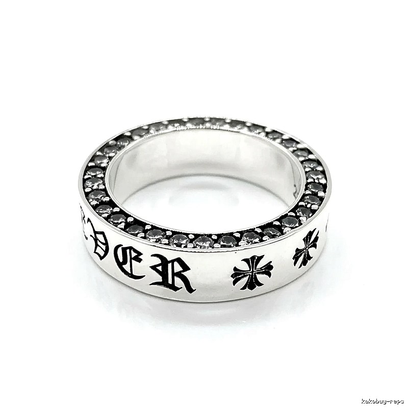 Chrome Hearts Silver Dark Style Ring