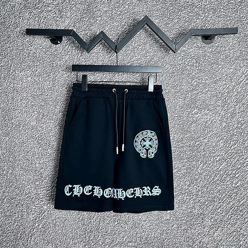 Chrome Hearts Streetwear Style Black Shorts