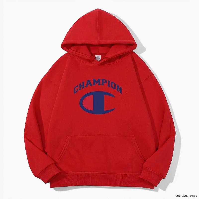 Classic trendy brand Champion red hoodie