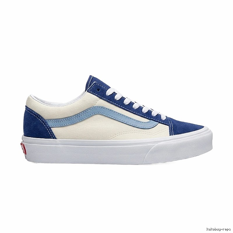 Classic Vans blue and white casual shoes