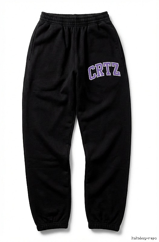 Corteiz CRTZ casual style black pants