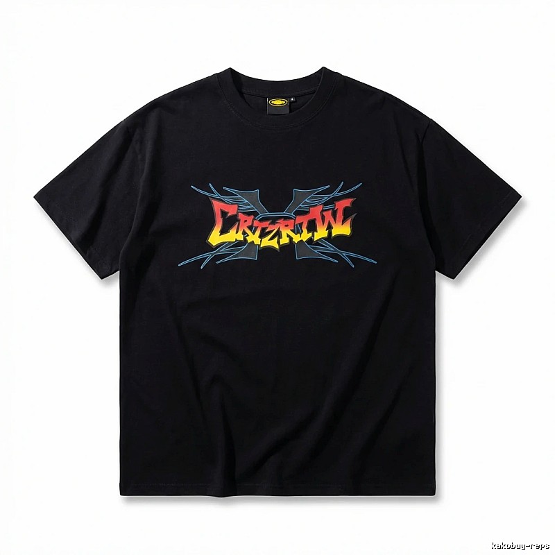 Corteiz Printed Trendy Black T-shirt