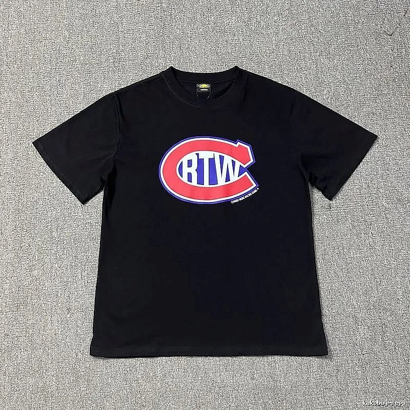 Corteiz Urban Logo T-shirt Black Corteiz with Statement Pattern