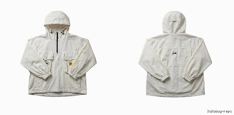 Corteiz Workwear Style White Jacket
