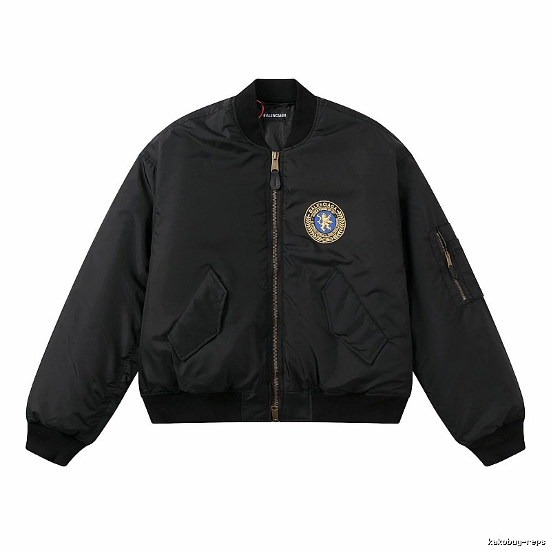 C.P. Cropped Bomber Jacket - Round Chest Badge Wardrobe Edit