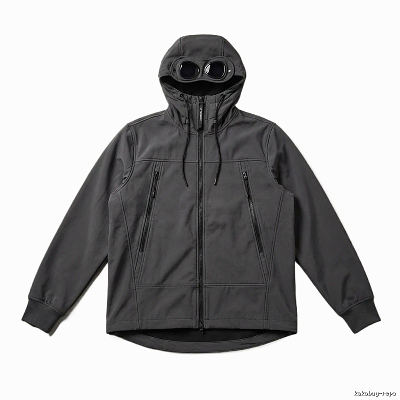 C.P. Hooded Functional Style Grey Coat