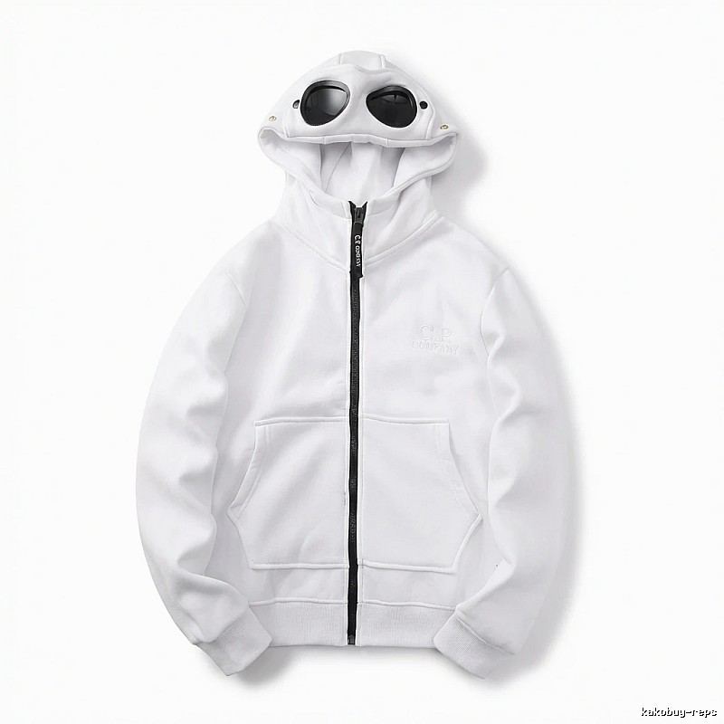 C.P. White Trendy and Cool Style Hoodie
