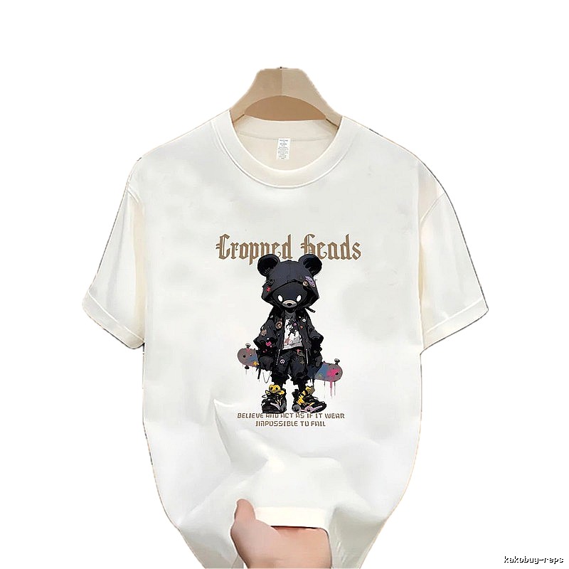 Cropned Heads Trendy & Cool Bear Off-white T-shirt
