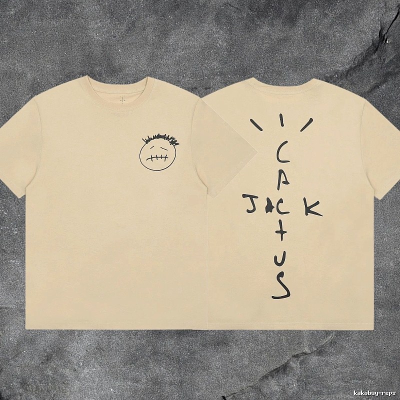 Denim Tears 2031-96 Beige Graphic T-Shirt Warm Weather