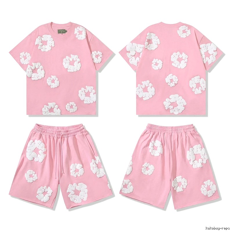 DENIM TEARS Floral Style Pink Suit