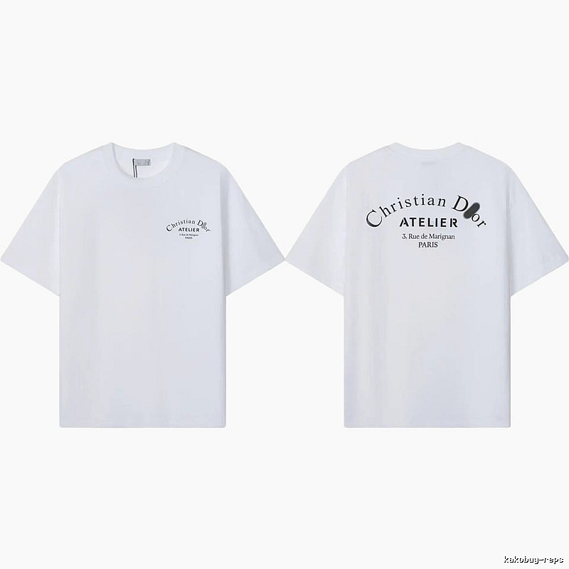 Dior Atelier Minimalist Style White T-Shirt
