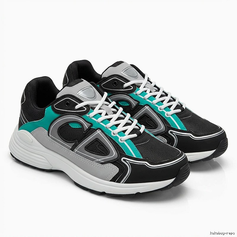 Dior casual style grey-green sports shoes