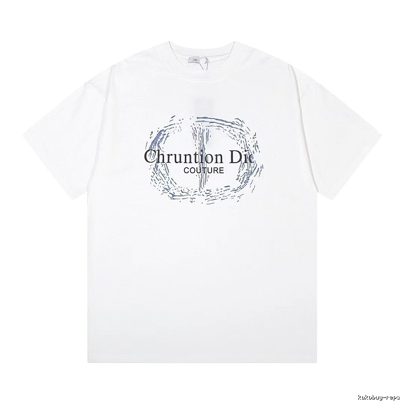 Dior Couture Trendy Style White Short-sleeve T-shirt