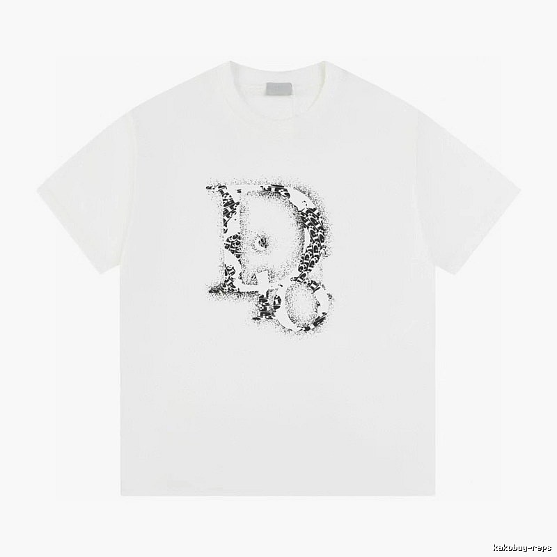 Dior Minimalist Monogram White Short-sleeved T-shirt