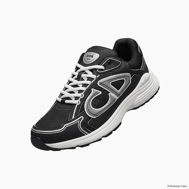 Dior retro black and grey sports shoes