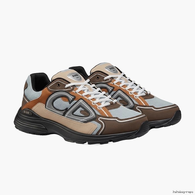 Dior retro-style color-blocking sneakers