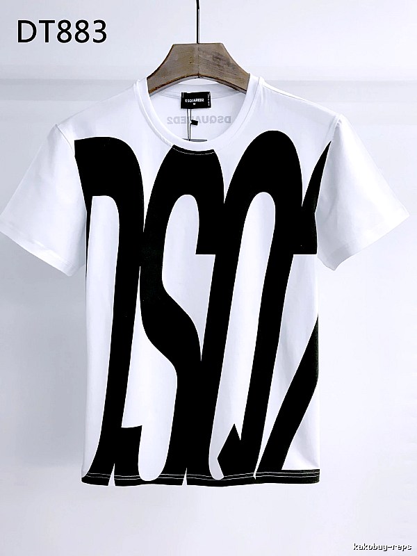DSQUARED2 Large Letter Street Style White T-Shirt