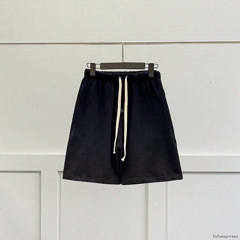 ESSENTIALS Basic Black Shorts