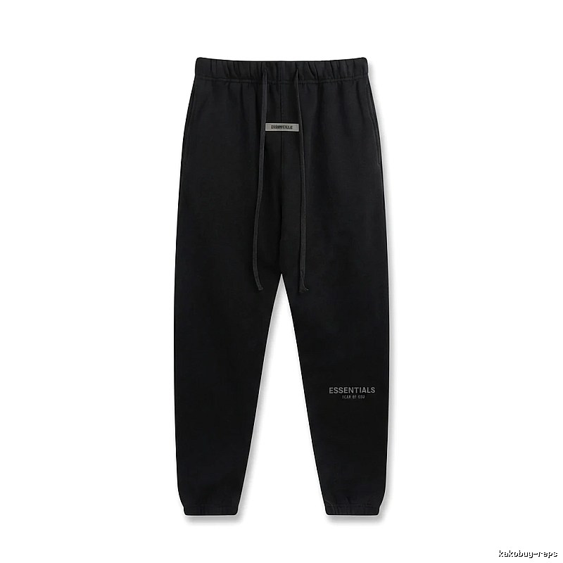 ESSENTIALS Basic Black Sweatpants