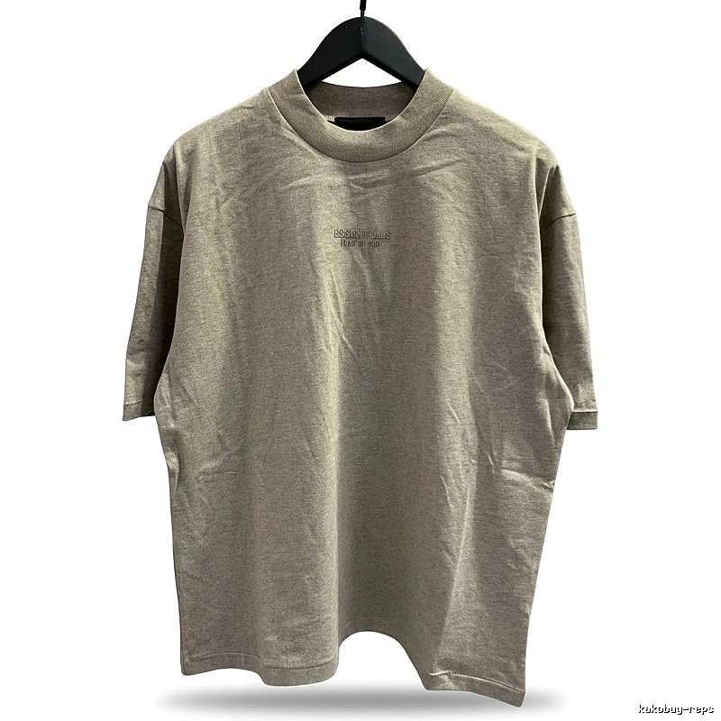 ESSENTIALS Basic Light Gray T-shirt