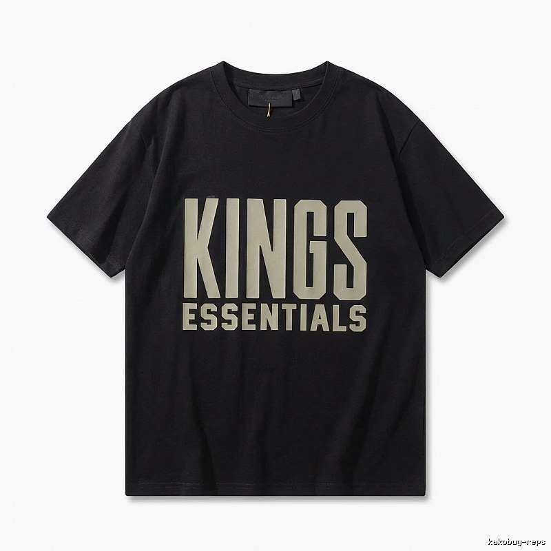 ESSENTIALS KINGS Style Black T - Shirt