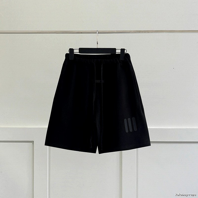 ESSENTIALS minimalist style black shorts