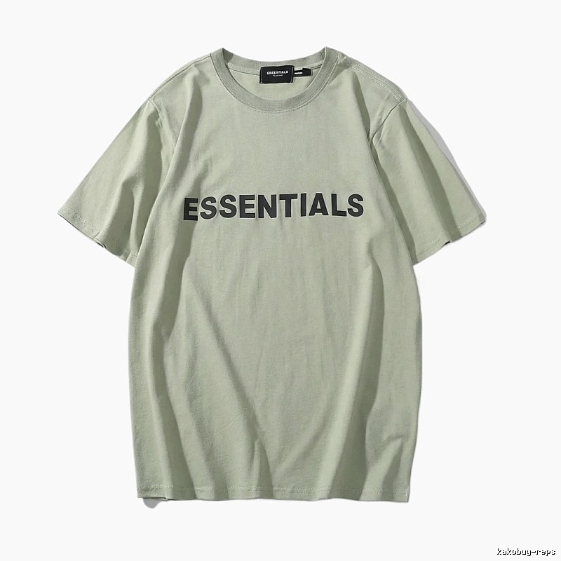 ESSENTIALS minimalist style light green T-shirt