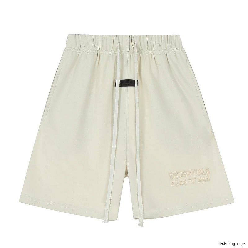 ESSENTIALS minimalist style off-white shorts
