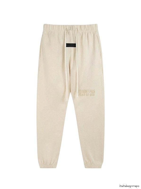 ESSENTIALS minimalist style off-white sweatpants