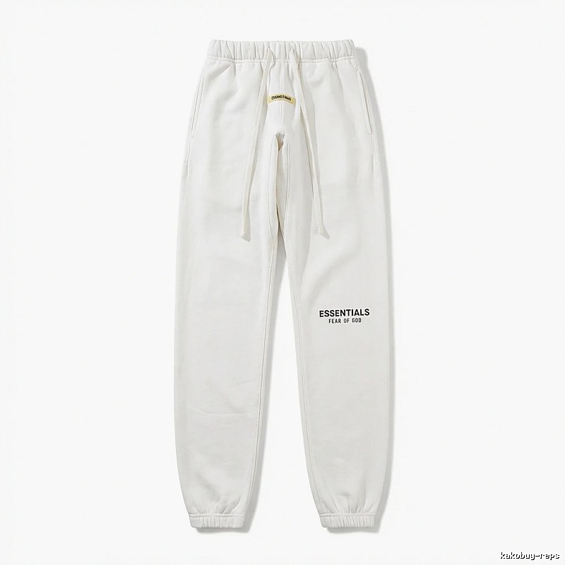 ESSENTIALS minimalist style white sweatpants