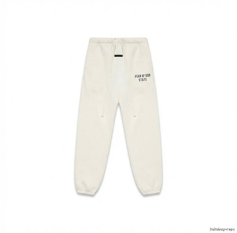 ESSENTIALS minimalist style white sweatpants
