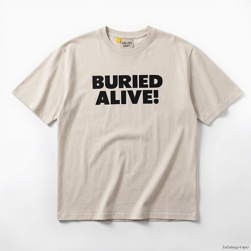 Gallery Dept. Alphabet Style Beige T-shirt