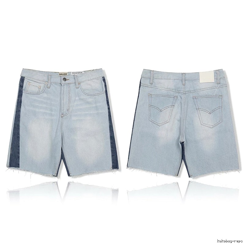 Gallery Dept denim-style light blue shorts