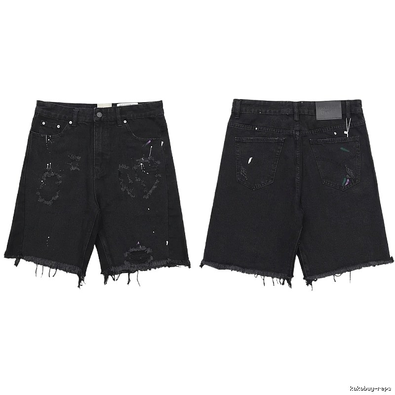 Gallery Dept Graffiti Style Black Shorts
