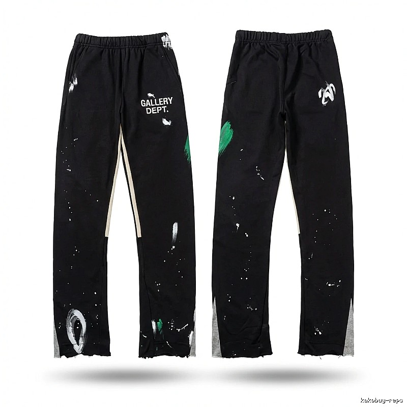 Gallery Dept Graffiti Style Black Trousers