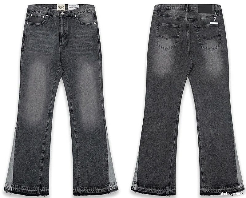 Gallery Dept. Ripped Retro Style Grey Pants