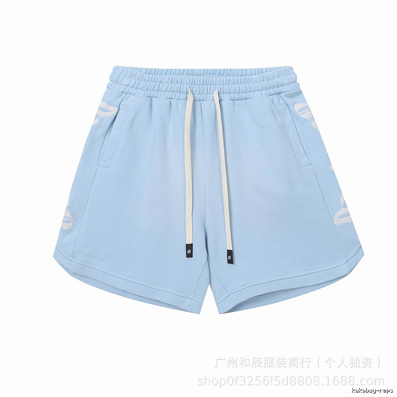 Godspeed Jacquard Street Style Light Blue Shorts