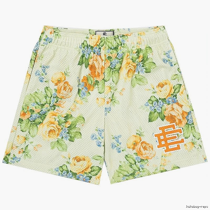 Gucci Classic Floral shorts Cream Yellow Floral for Daily Styling