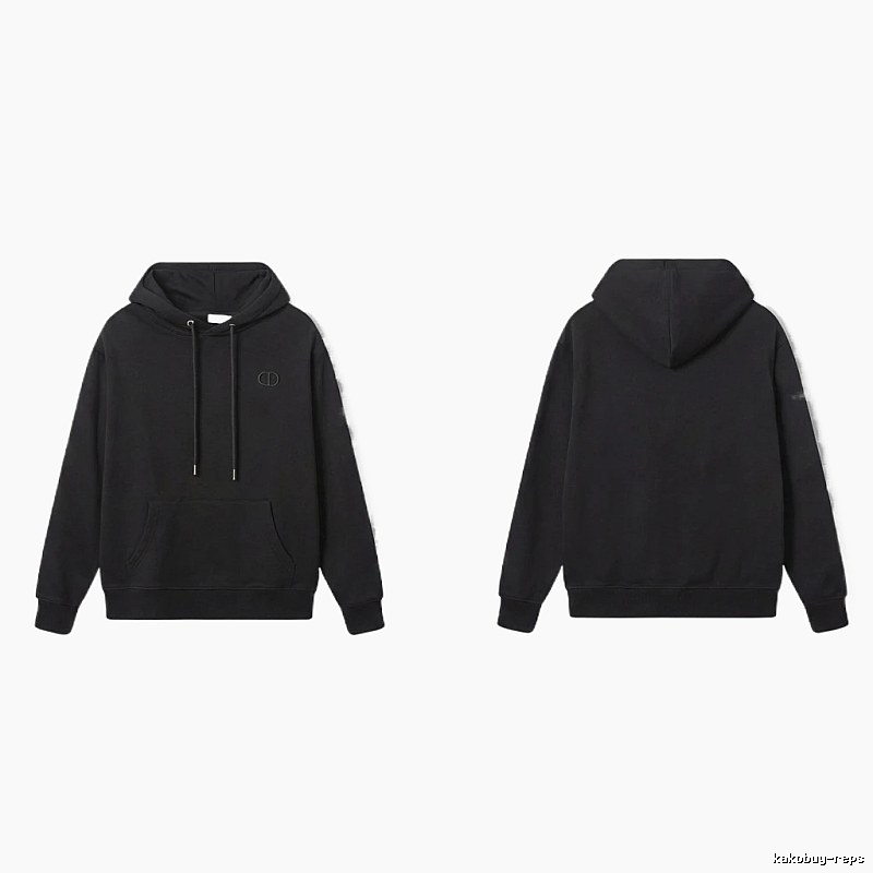 Gucci minimalist style black hoodie