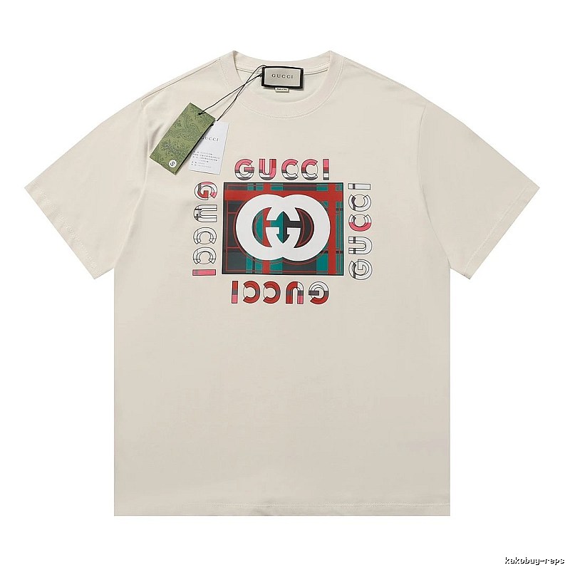 Gucci printed fashion white T-shirt