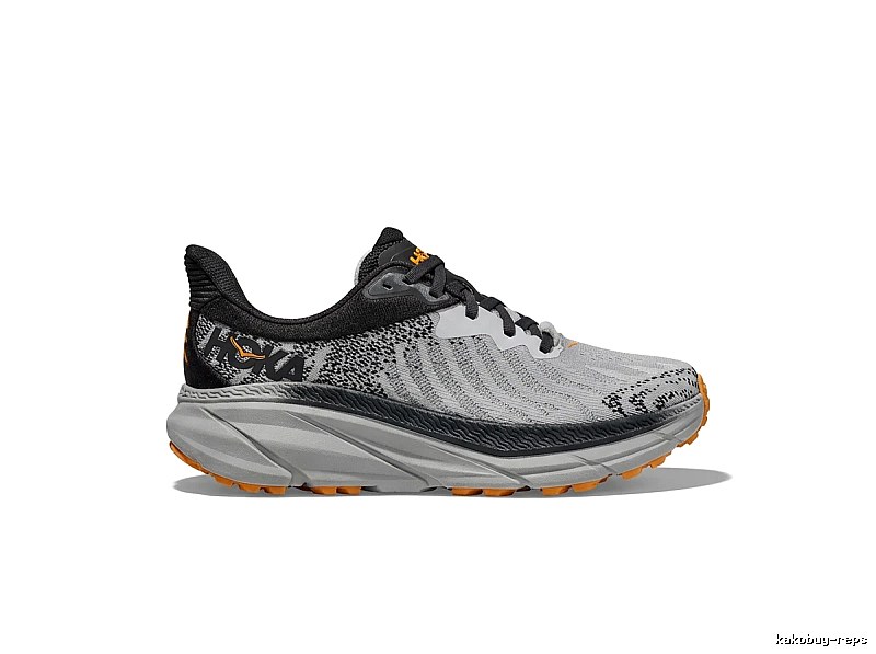 HOKA Racing Grey-Black Sports Running Shoes