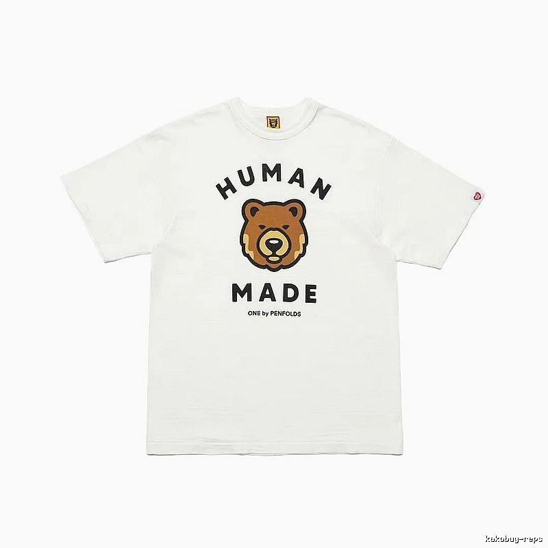 HUMAN MADE Bear Head Japanese Retro White T-Shirt