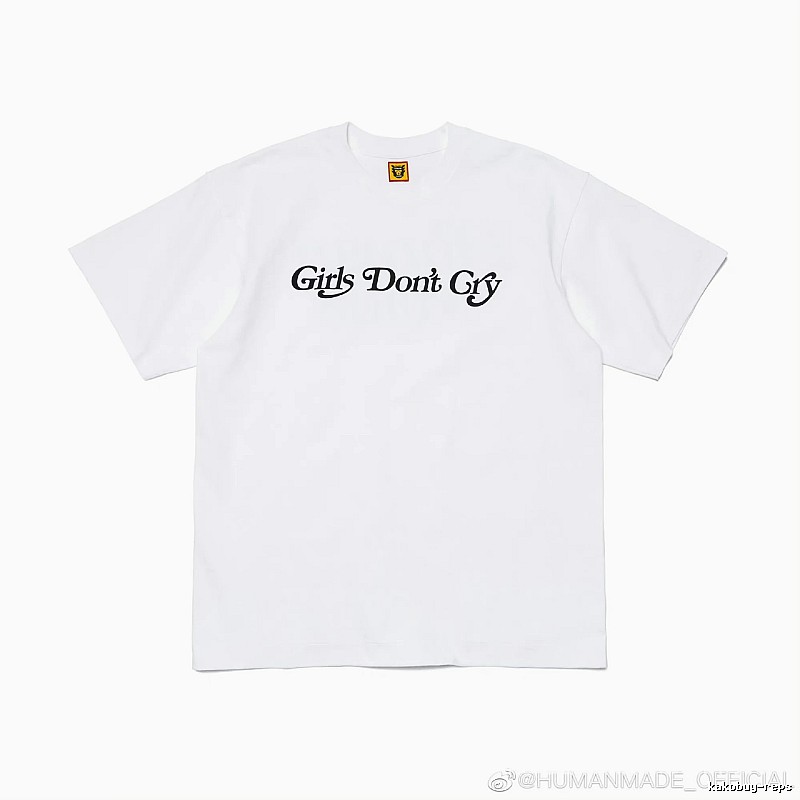 HUMAN MADE Co-branded Japanese Streetwear White Printed T-Shirt