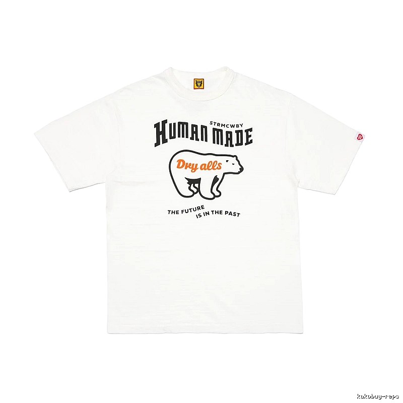 HUMAN MADE Polar Bear Print Vintage White T-Shirt