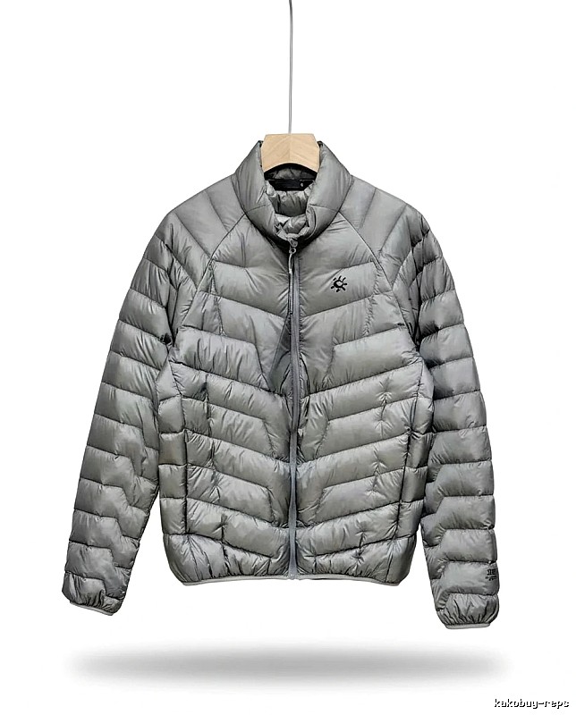 KAILAS Outdoor Style Silver Gray Down Jacket