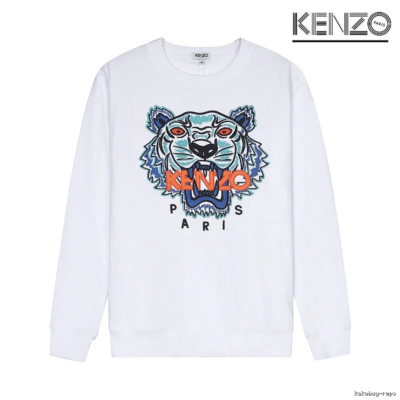 Kenzo Style Kc16 Tiger SweatShirt Coffee Run Graphic