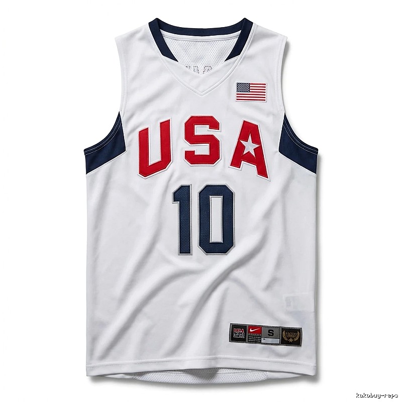 Kobe USA series sporty white jersey